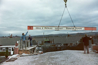 Installing the Poynton Theatre Roof